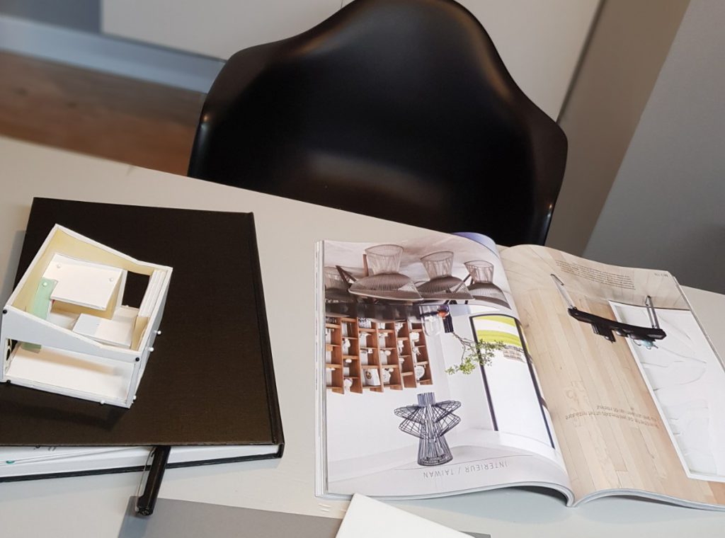 bijsnijden lege werkplek